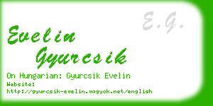 evelin gyurcsik business card